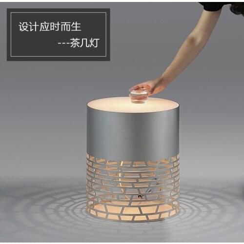 The Nordic modern minimalist living room table lamp creative sofa hollow carved bedroom bedside lamp free shipping