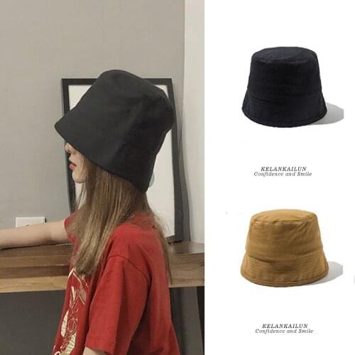 Summer 2020 net red same fishermans hat children Korean Fashion Black all style Japanese autumn street fashion Bucket Hat basin