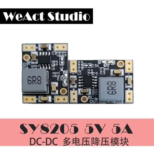 WeAct SY8205 Step-down module 3.3V 5V 9V 12V High-current power module Steering gear power drive
