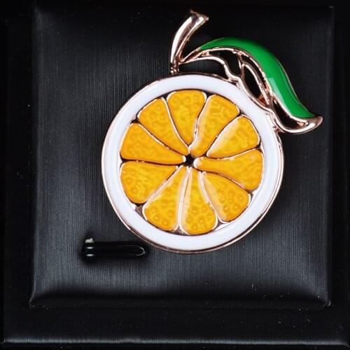 Christmas Fine Jewelry Brooches for Women 925 Silver Party Luxury Brooch Jewelry Trendy Orange Christmas Party Brooches Unisex