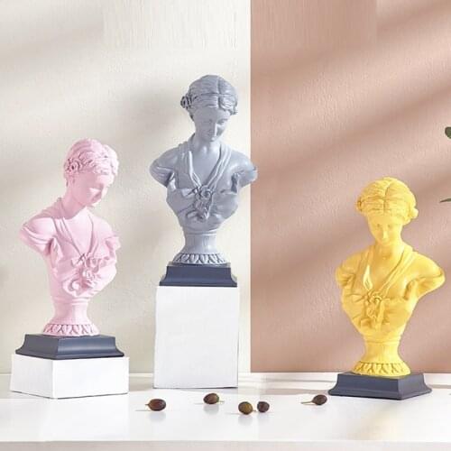 NORDIC VENUS GODDESS ART SCULPTURE ROMAN MYTHOLOGY GIRL FIGURES FIGURINES RESIN CRAFTS TV CABINET DECORATIONS FOR HOME R3945