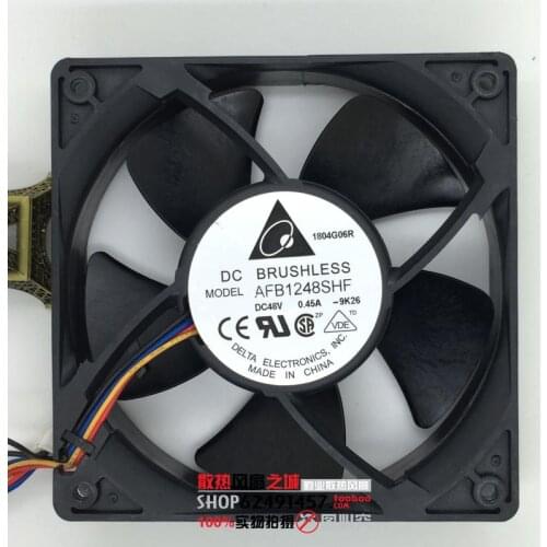 Delta Electronics AFB1248SHF 9K26 Server Cooling Fan DC 48V 0.45A 120x120x32mm