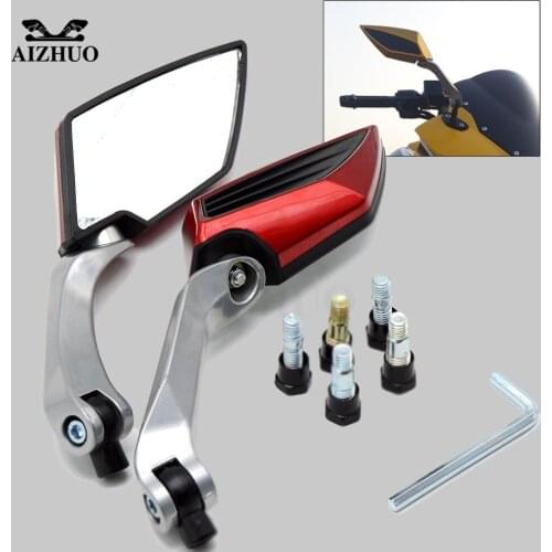 For Suzuki GSR 600 750 V-Strom 1000 650 Swish Hayate Motorcycle Rearview Mirror Moto Accessories Universal Plastic Rear Mirrors