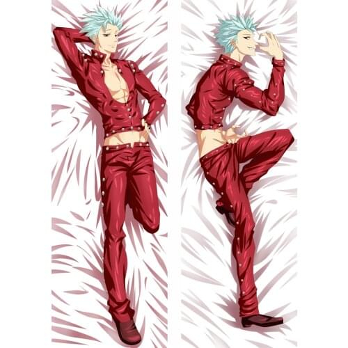 2020-April Coscase Anime The Seven Deadly Sins Foxs Sin of Greed Dakimakura Pillow Case Nanatsu Hugging Body Pillow Cover