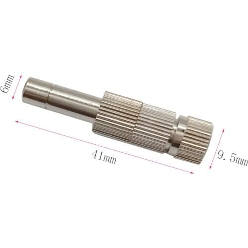 5pcs Mist Cooling Slip Lock Nozzle With Filter 6mm Low pressure Micro-nozzles Connectors Garden Irrigation Sprayer Nozzle