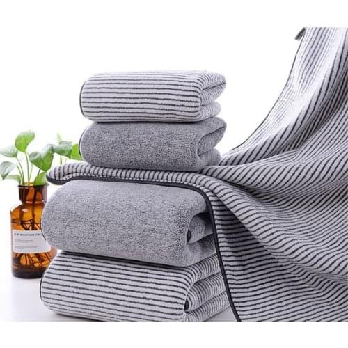 70*140cm Coral Fleece Bath Towel Super Soft Highly Absorbent Spa & Hotel Quality 14*30 Inches Bamboo Charcoal Fiber Towel