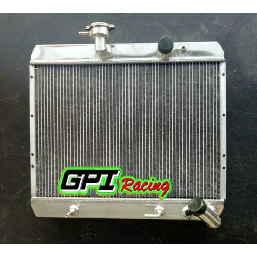 52mm Aluminum Radiator for Jaguar 4.2L XKE E-Type Series 2 1969-1971 70 AT/MT