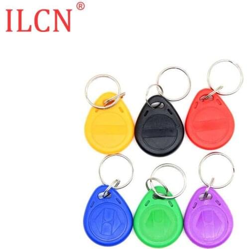 125khz ID Replicable Writable Blank Keyfobs Smart Tag Keychain RFID EM4305 EM4205 Access Control Card Six Colors Optional 1pcs