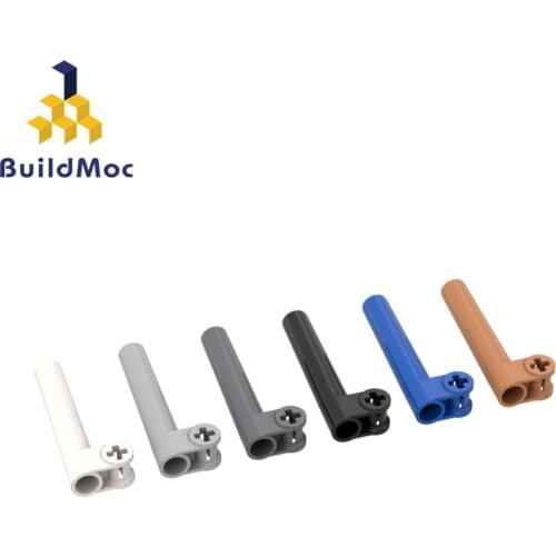 BuildMOC 53586 5×2×1 shaft and bolt connection For Building Blocks Parts DIY Construction Creative g