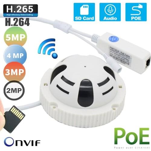 Home Security 5MP 3MP 2MP 1.3MP 1MP HD Covert POE Wifi Mini Ip Camera Audio RTSP Pin Hole SD Card Slot P2p Onvif