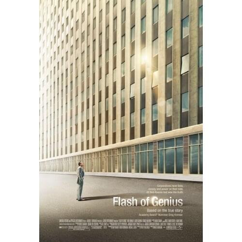 Flash of Genius Movie Art print Silk poster Home Wall Decor