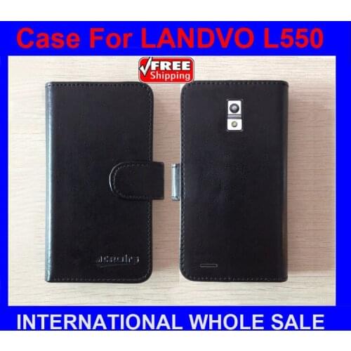Hot! 2016 LANDVO L550 case Flip leather case Imported high-grade materials 100% handmade cell phone case for LANDVO L550 Case