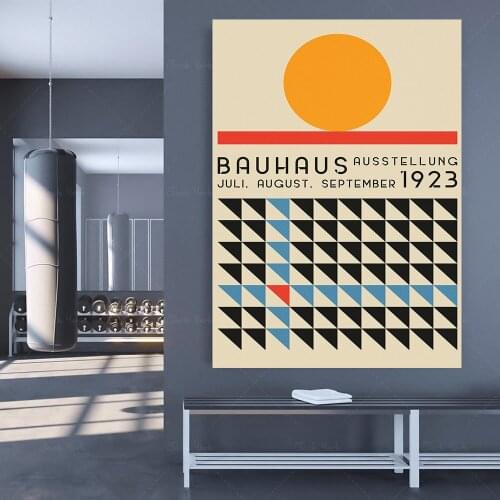 Bauhaus Art Exhibition poster, Bauhaus Exhibition print, Herbert Bayer poster, Bauhaus Print, Walter gropius, Bauhaus art exhib