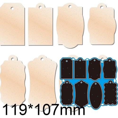 Metal Cutting Dies Greeting card template 1 New Scrapbook paper decoration template Embossing DIY Paper Card Craft 119*107mm