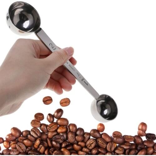 Stainless Steel Measuring Spoon Coffee Scoop Double Ended Tablespoon 15ml & 30ml Baking Kitchen tool
