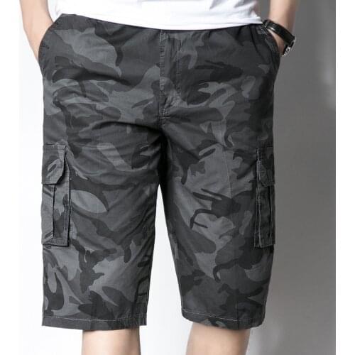 2020 New Camouflage Camo Cargo Shorts Men Casual Shorts Male Loose Work Shorts Man Military Short Pants Plus Size M-5XL