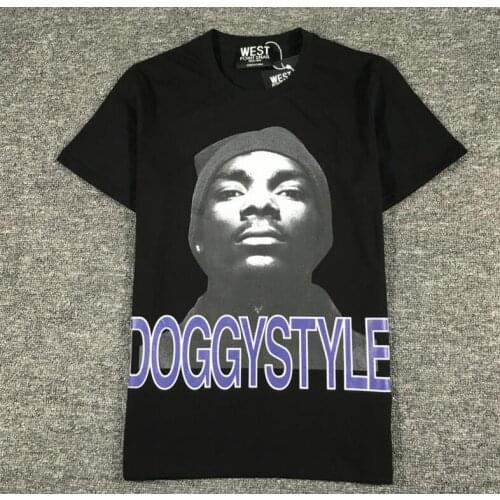 Novelty Punk 19ss New Men Doggy Dogg Style T Shirts T-Shirt Hip Hop Skateboard Street Cotton T-Shirts Tee Top kenye #C1