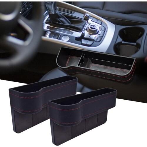 Multifuntion Car Seat Gap Filler Car Seat Clearance Storage Box Car Interior Seat Gap OrganizerPhone Cards Holder StoragTrim