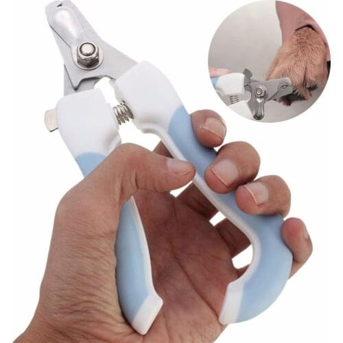 Professional Pet Nail Clippers Dog Cat Stainless Steel Two-color Labor-Saving Nail Clippers Convenient Beauty Cleaning Supplies