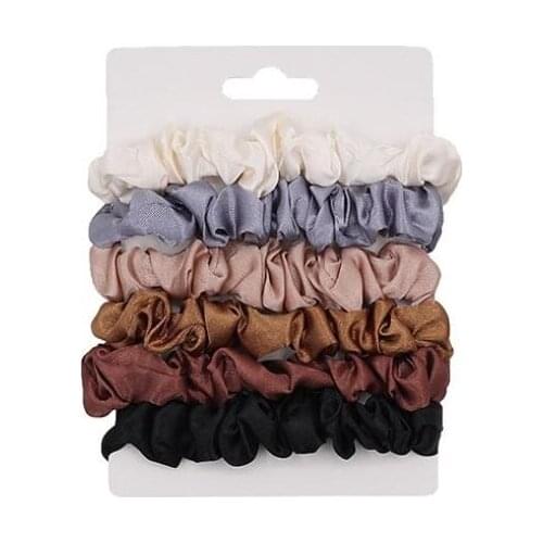 Scrunchie Hairbands Hair Tie Women for Hair Accessories Satin Scrunchies Stretch Ponytail Holder Handmade Gift Headband LX2592