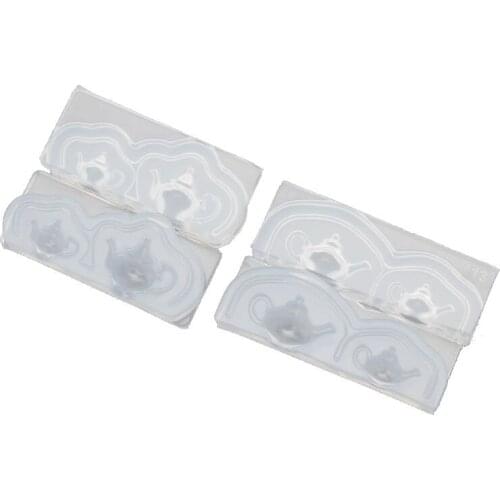Cute Mini Teapot Silicone Resin Molds Earrings Pendant Necklace Jewelry Tools