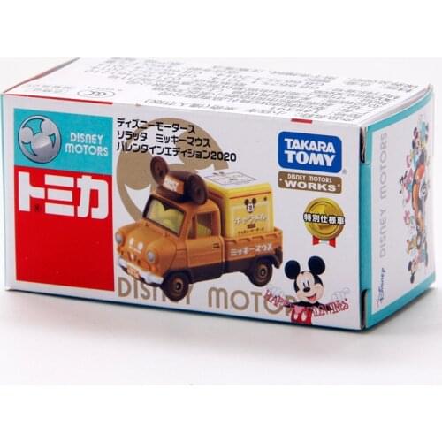 Takara Tomy Tomica Disney Motors Solatta Mickey Mouse Valentine Edition 2020 Metal Diecast Vehicle Toy Car