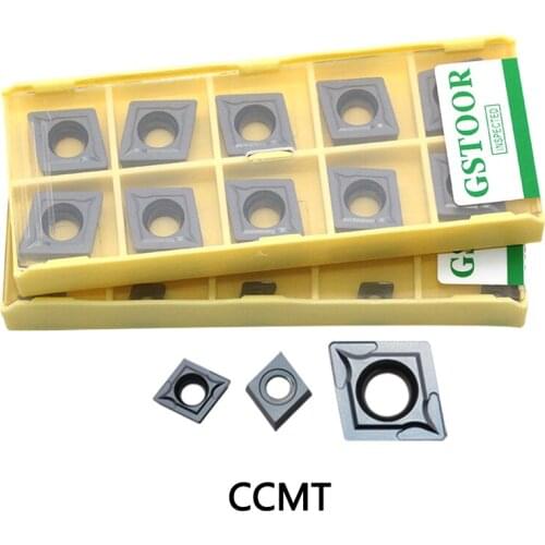 10PCS CCMT060204 CCMT09T304 CCMT120404 GM9030 Turning Tools CNC Carbide Inserts Cutting Tools For Stainless Steel