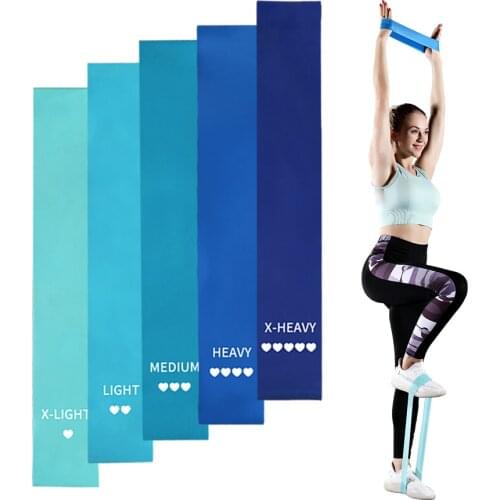 Crossfit Workout Resistance Bands Fitness Elastic Pilates Bands Training Workout Mini Bands Home Gym Yoga Expander Home Equipm