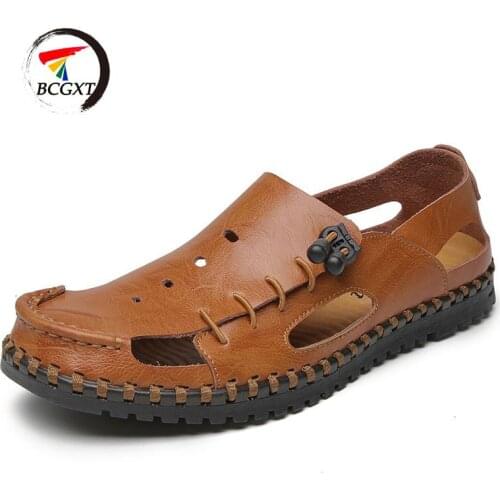 Men Shoes 2020 Summer Breathable Mesh Shoes Mens Casual Shoes Genuine Leather Fashion Summer Shoes Man Soft Comfortable 48