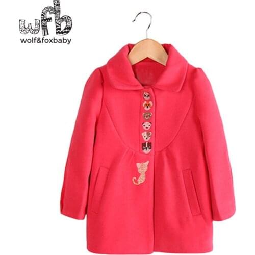 Пальто для девочек Wobfaobxylf China At AliExpress