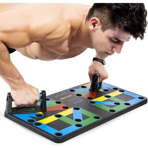 9in1 Multifunction Push Up Board with Instruction Print Body Building Fitness Exercise Tools adult Push-up Stands GYM Body Train