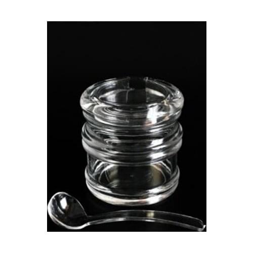 Acrylic Storage Box Jar Sugar Bowl Pepper Tank Seasoning Can Cooking Tool Kitchen Accessories With Spoon F20173849