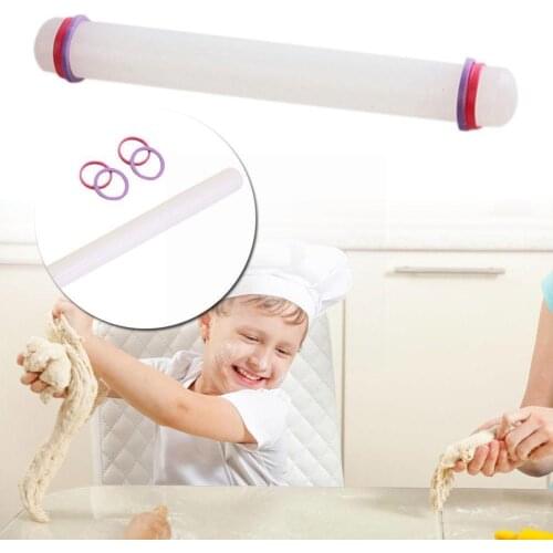 White Diy Baking Cake Tool Rolling Pin Cake Baking Pastry Tool and Making Design Rolling Simple Tool Convenient Kitchen Pin H0S2