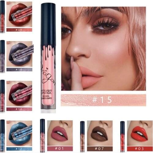 Liptint Brillo De Labial Lip Gloss Matte Batom Base Red Black Velvet Liquid Lipstick Rouge A Lèvres Hidratante Kit Szminka Lot