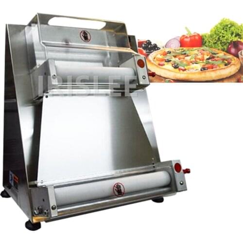 10-40 cm Electric Pizza Dough Press Machine Stainless Steel Dough Roller Sheeter Pastry Presser Pizza Dough Chapati Flattening P