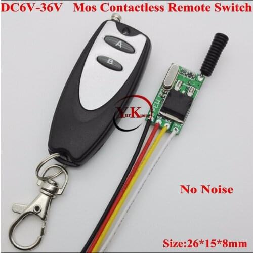 Light Lamp Bulb Remote Control Switch Wireless Remote Lighting ON OFF Controller 6V 7.4V 9V 12V 13.8V 16V 28V 36V Wide Voltage