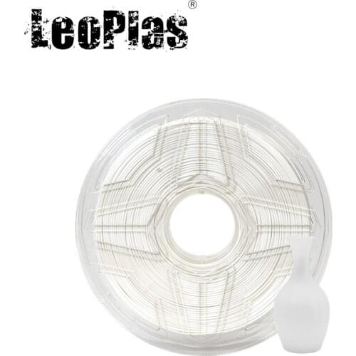 LeoPlas 1kg 1.75mm Flexible Soft White TPU Filament For FDM 3D Printer Pen Consumables Printing Supplies Rubber Material