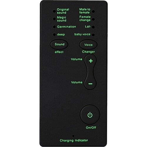 Microphone Voice Changer 7 Different Sound Changes Game Voice Microphone Adapter for PS4 Xbox PC Phone Tablet Laptop