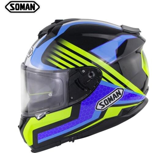 SOMAN Sm961ece standard of motorcycle racing helmet for men and women outdoor riding motorcycle accessories