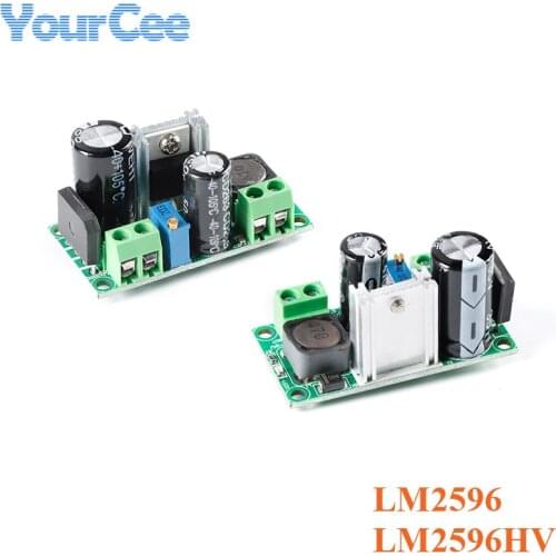 LM2596 LM2596HV AC/DC to DC Buck Step Down Converter Module Adjustable 3A Regulated Power Supply Buck Converter Board Module