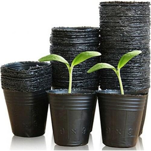50 Pieces of Simple Flower Pot Deepening Nutrient Bowl Disposable Flower Seedling Bowl Fruit Tree Seedling Nursery Cup