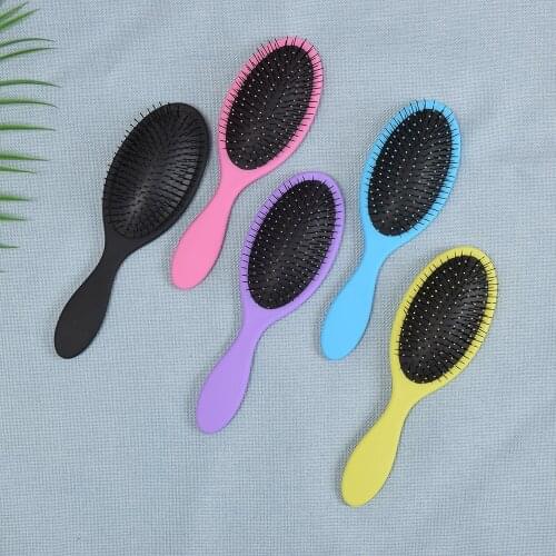 1PC New Salon Detangling Hair Comb for Women Men Hair Bush Wet Dry Bristles Plastic Handle Hair Brushes Combs Hot Selling