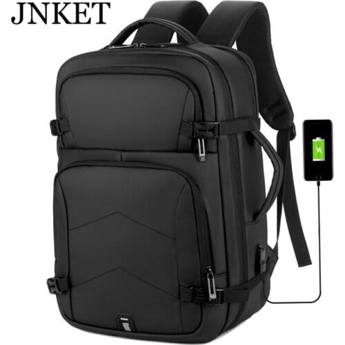 JNKET New Men Backpack Waterproof Backpacks 15.6 inch Laptop Bagpack Bags Business Large Capacity Backpacks