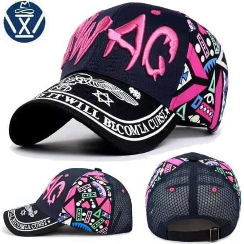 Unisex hat wholesale spring cotton cap baseball cap summer cap hip-hop fit hat men women wear multicolor embroidery cap