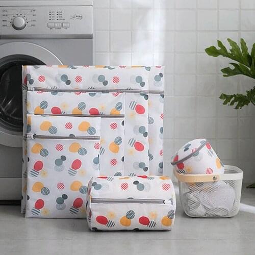 Printing Foldable Laundry Bag Bra Bags Underwear And Socks Special Washing Bag Bathroom Accessories Travel Storage Bag
