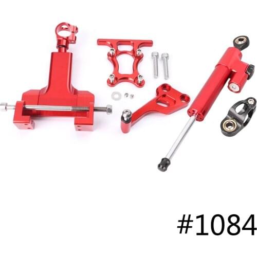 MT07 2013-2017 Motorcycle Steering Damper Stabilizer w/ Bracket Holder Set For Yamaha MT-07 2013 2014 2015 2016 2017