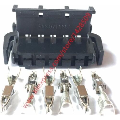 5 Sets Auto 6 Ways 6 Pin Female Harness Connector Wire Connector