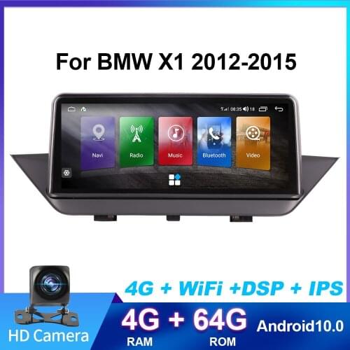 4G LTE Android 10 For BMW X1 2012 2013 2014 2015 Carplay Multimedia Stereo Car DVD Player Navigation GPS Radio