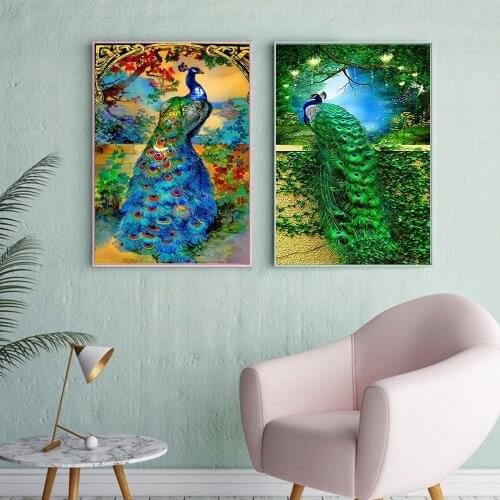 5D DIY Diamond Painting Animal Diamond Mosaic Cross Stitch Full Square Diamond Embroidery Home Decor