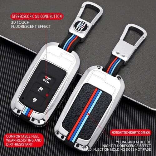 Zinc Alloy Car Key Cover Case Protective Shell For Toyota Yaris Hybrid Auris RAV4 Camry 55 2012 2013 2014 2015 2016 2017 2018